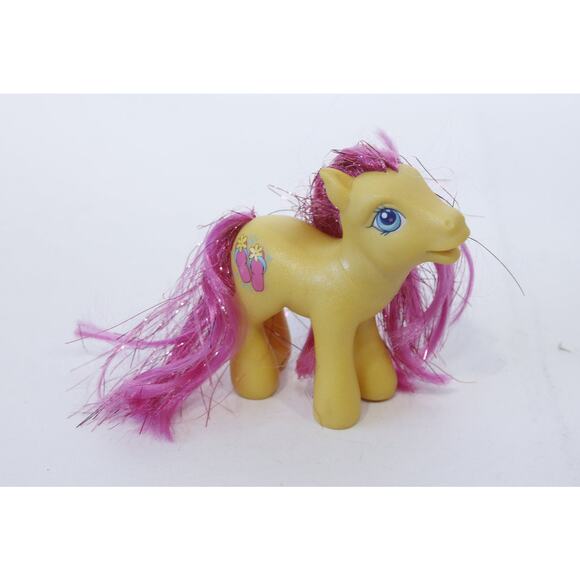 My Little Pony, Flippity Flop, PVC Figure, Shimmer Pony Series, Yellow Body, - Picture 1 of 6